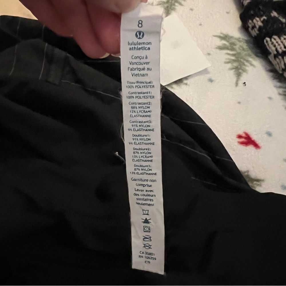Lululemon Athletica Black Hustle Run Jacket | Removable Hood | Women’s Size 8 - Picture 14 of 15
